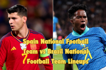 spain national football team vs brazil national football team lineups