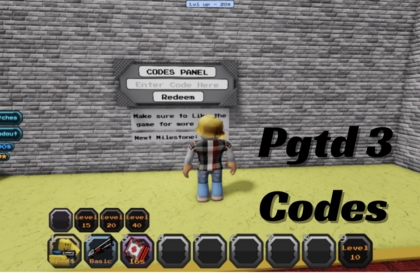 pgtd 3 codes