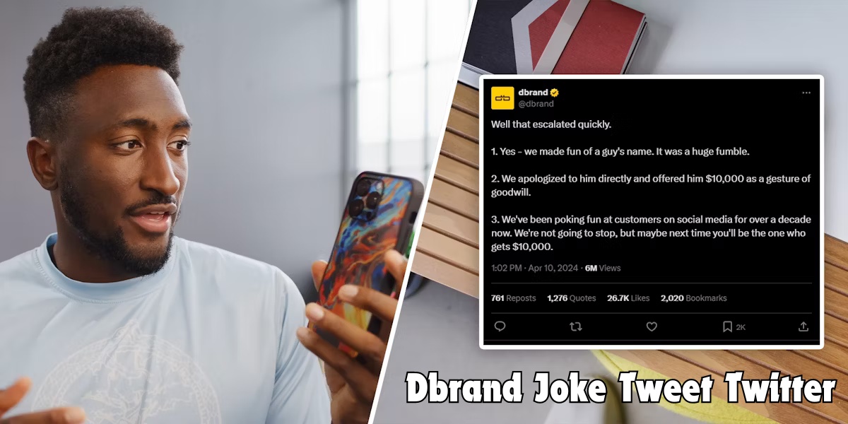 dbrand joke tweet twitter