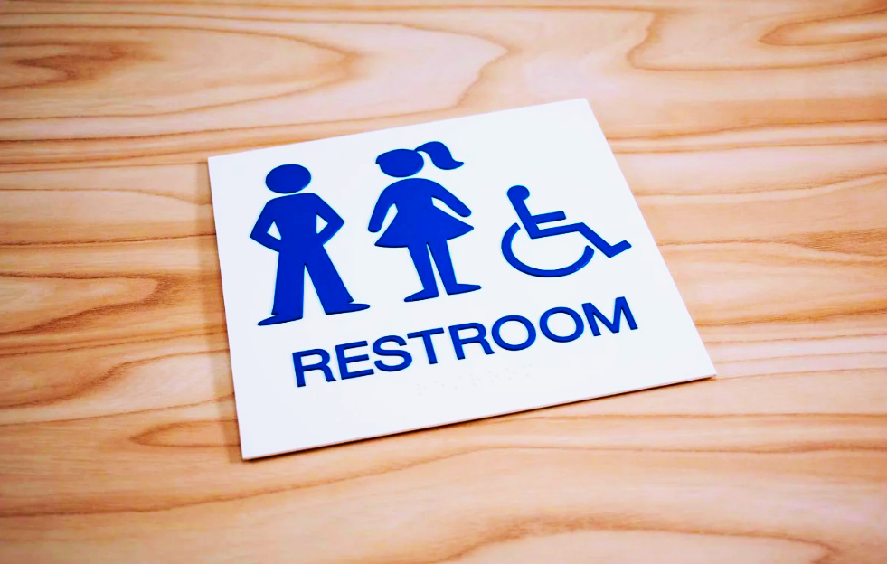 ADA restroom signs