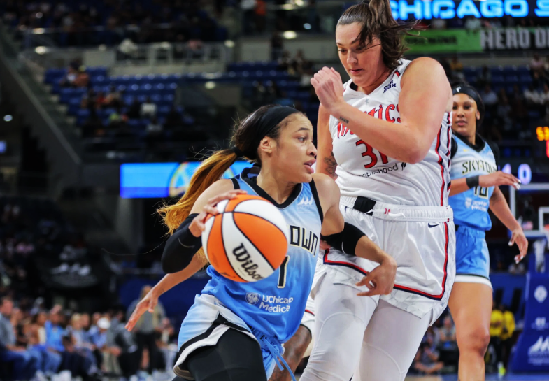 washington mystics vs chicago sky match player stats